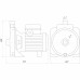 Насос центробежный CM1 PL 1,1 кВт SAER (7.2 м3/ч, 44 м) однофазный